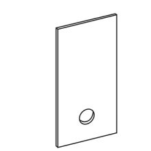 Bobrick Grip-Resistant Headrail Endcap - 1000978